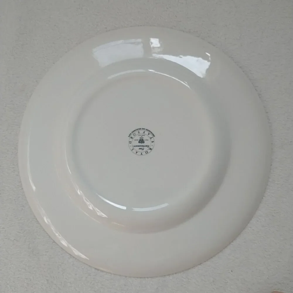 Royal Stafford Watercolour Fine Earthenware Dinner Plate Floral Pastel 2x 11